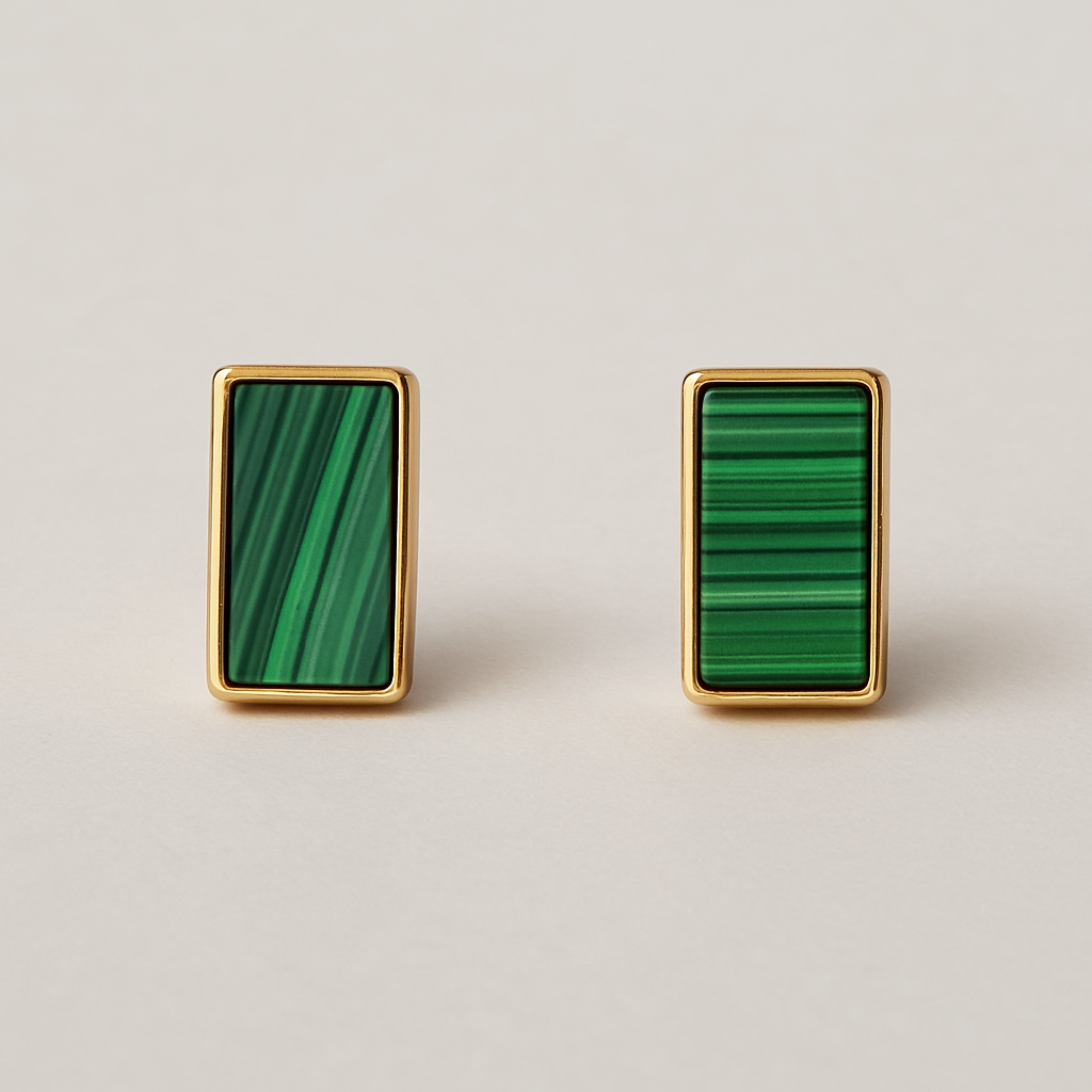 Malachite Earrings