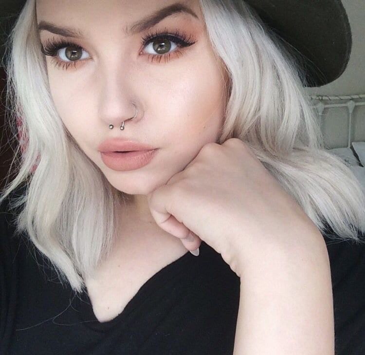 Twisted Horseshoe Septum Ring Piercing, Silver, Gold, Rose Gold, Black & Rainbow 8mm 16G