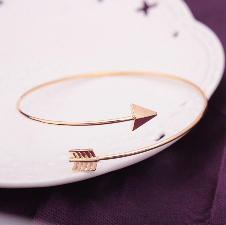 Gold And Silver Arrow Bracelets