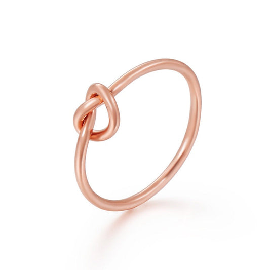 Rose Gold Love Knot Ring