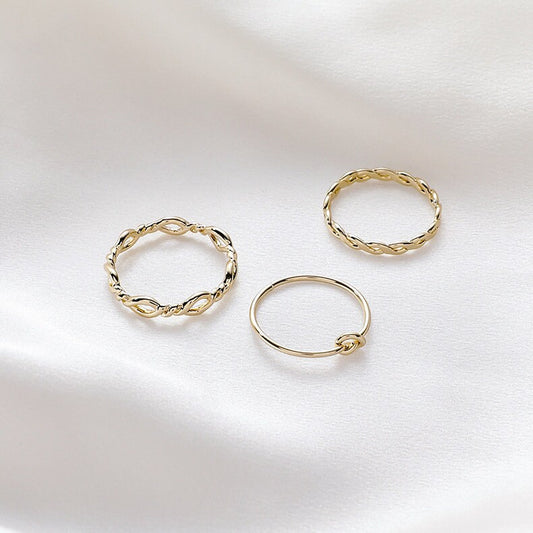 Gold Multi Ring Pack