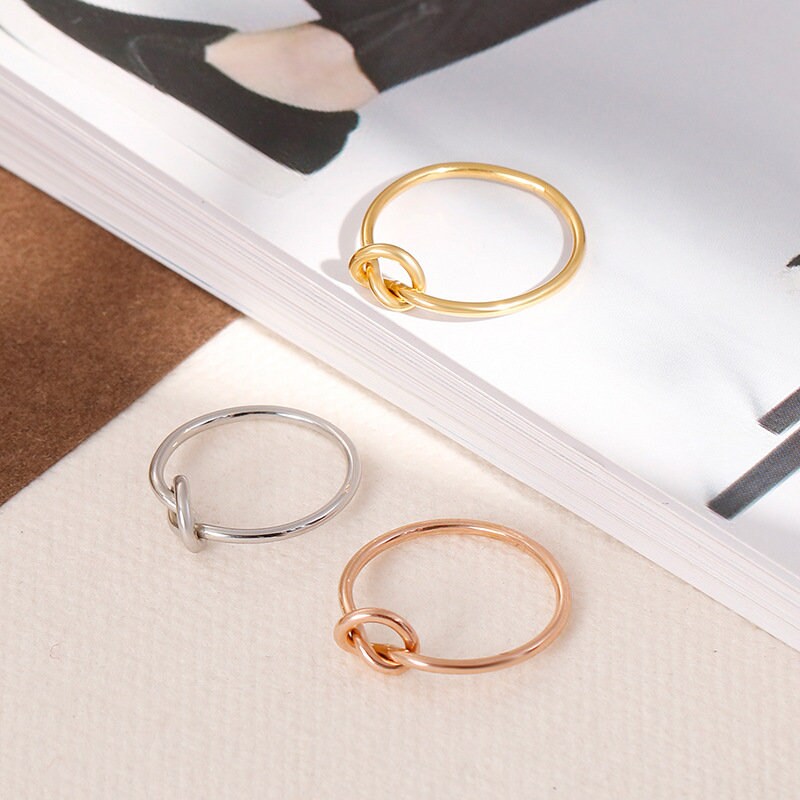 Silver Love Knot Ring