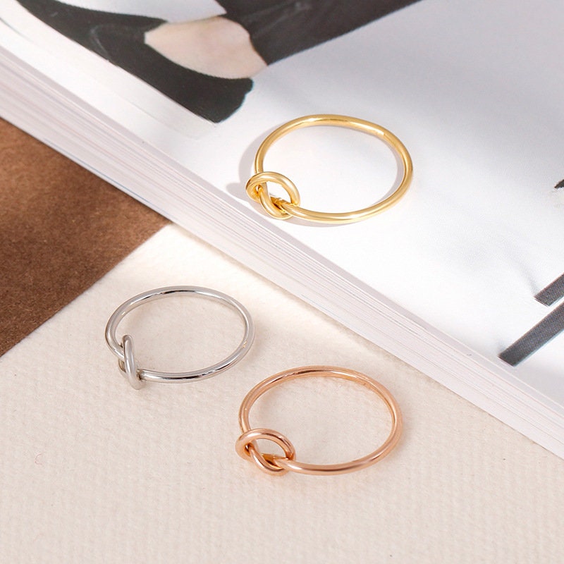 Rose Gold Love Knot Ring