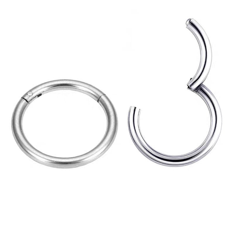Septum Hinged Clicker Nose Ring