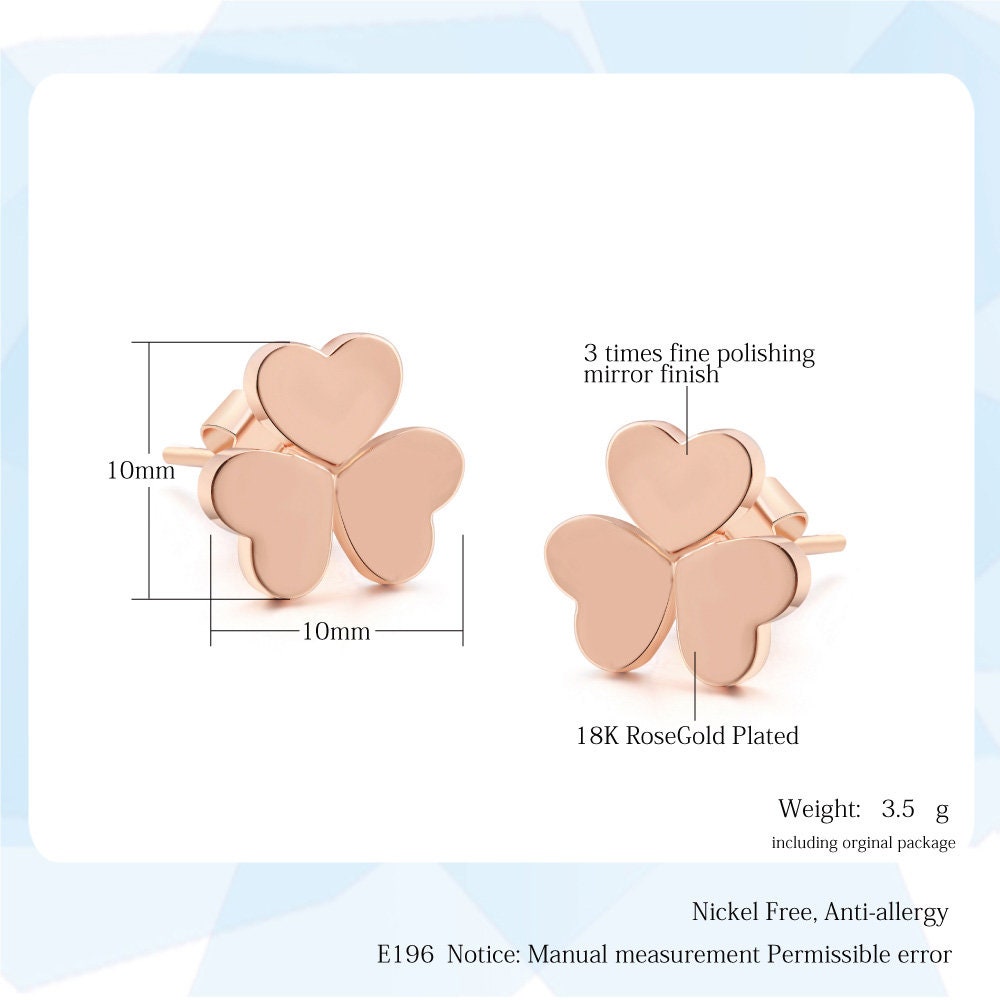 Clover Loveheart Earring