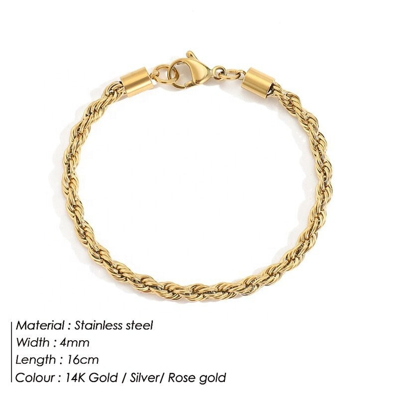 Rope Chain Anklet/Bracelet
