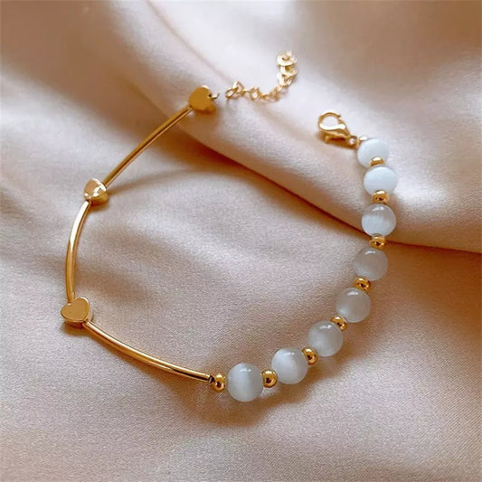 Pearl & Heart Bracelet/Anklet