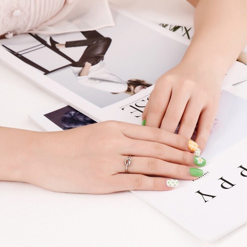 Silver Love Knot Ring