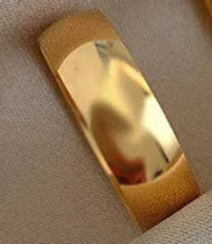 Simple Minimalist Dainty Design 18K Gold Plated Thin Band Ring