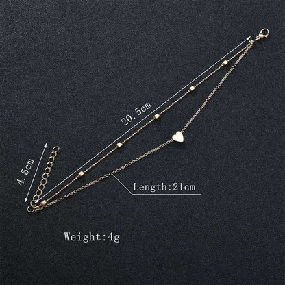 Love Heart Anklet