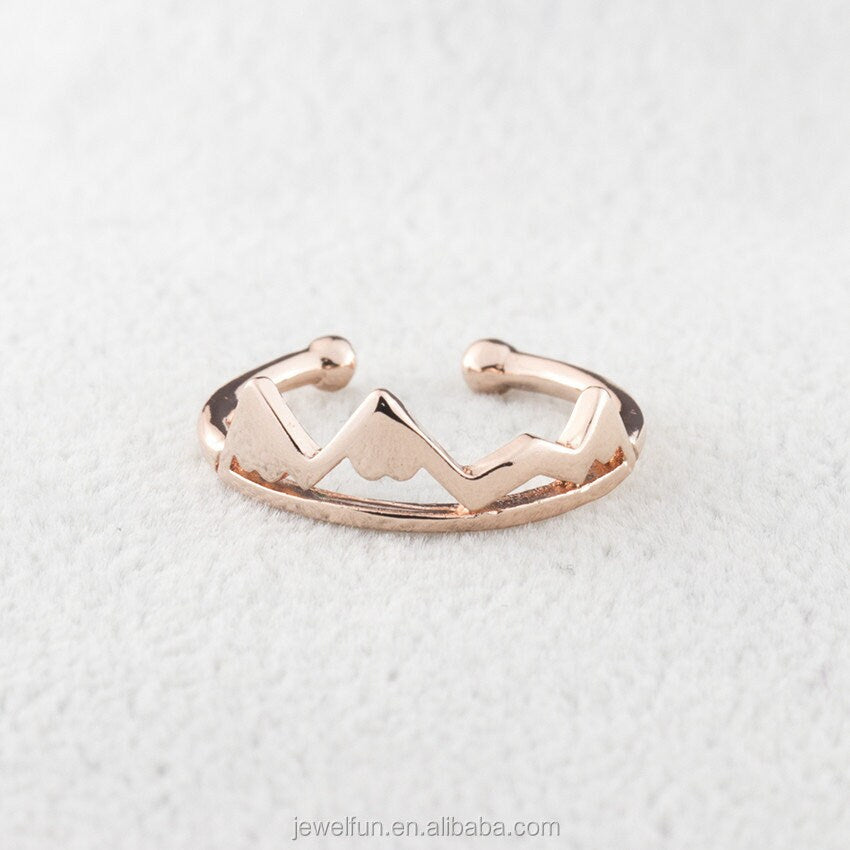 Crown Ring, Gold,Rose Gold & Silver, One Size Adjustable Ring Jewellery