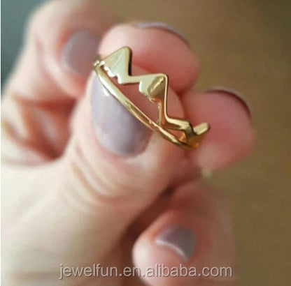 Crown Ring, Gold,Rose Gold & Silver, One Size Adjustable Ring Jewellery