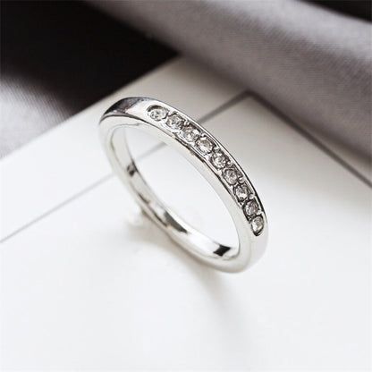 Gold & Silver Paved Style Fashion Ring