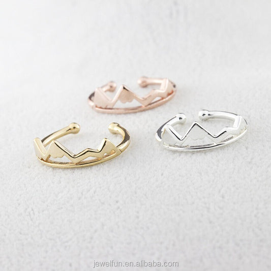 Crown Ring, Gold,Rose Gold & Silver, One Size Adjustable Ring Jewellery