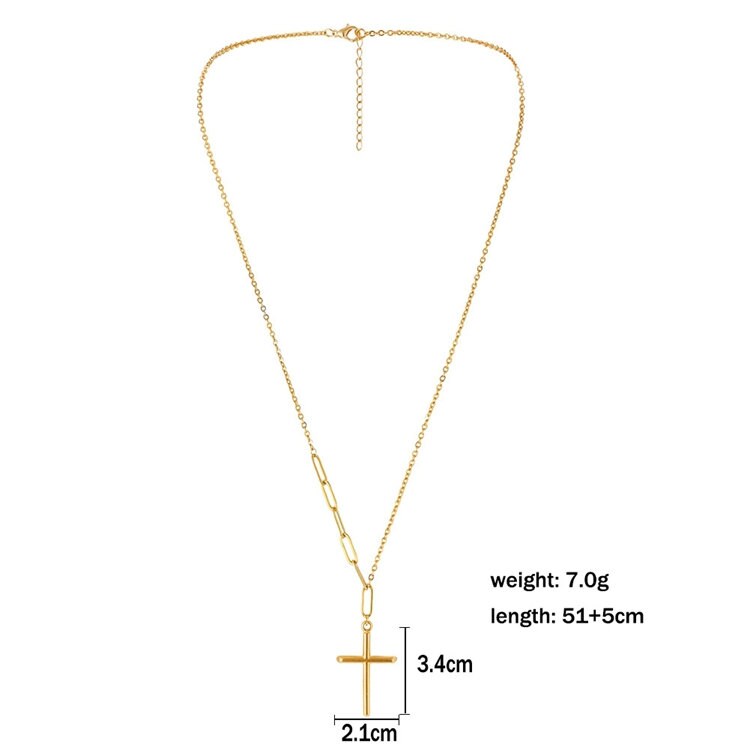 Gold Cross Necklace