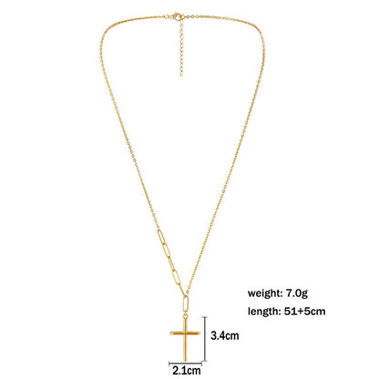 Gold Cross Necklace