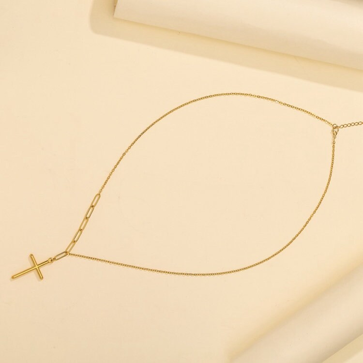 Gold Cross Necklace