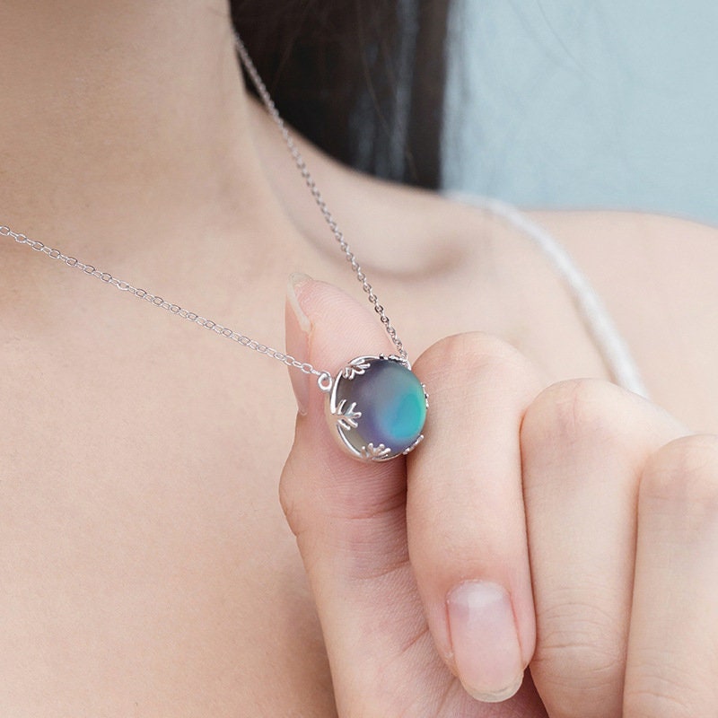 Day & Night Moonstone Necklace