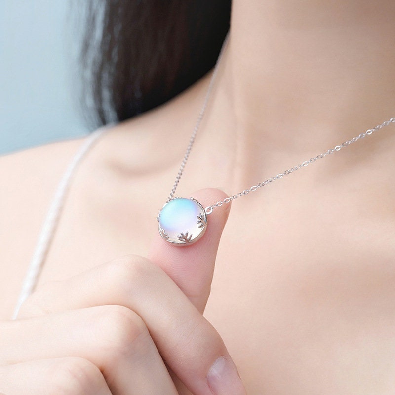 Day & Night Moonstone Necklace