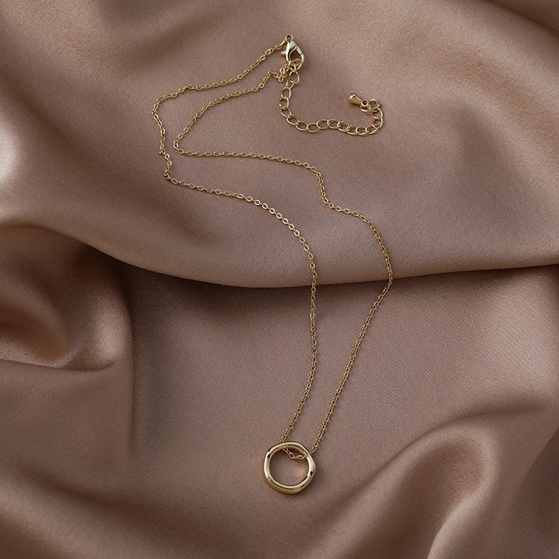O Ring Pendant Necklace