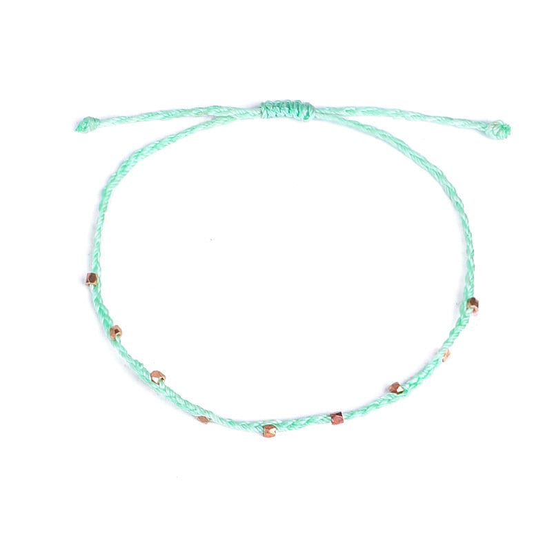 Beaded Summer String/Rope Anklets