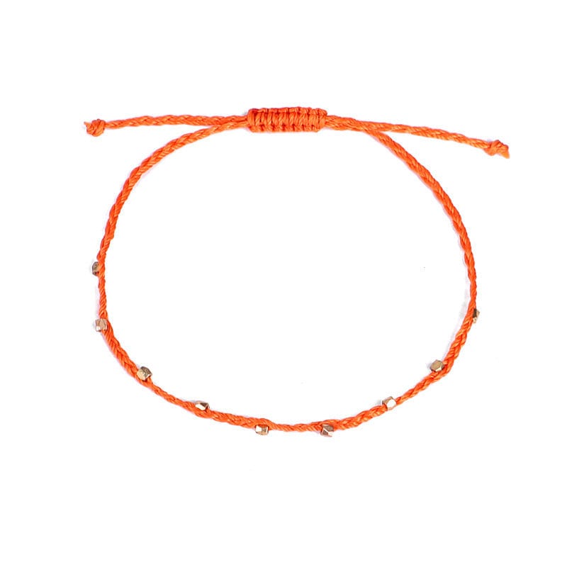 Beaded Summer String/Rope Anklets