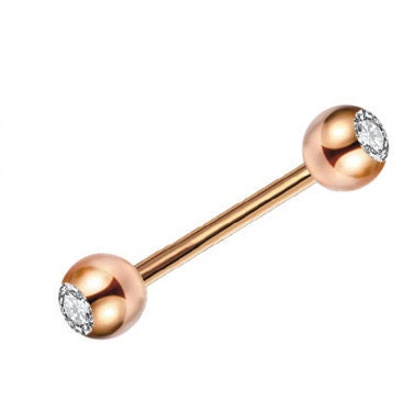 Tongue Barbell Ring With Zircon Nipple Piercing Helix Earrings Tragus Stainless Steel Piercing Jewelry