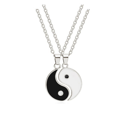 Ying & Yang Double Spilt Friendship Necklace