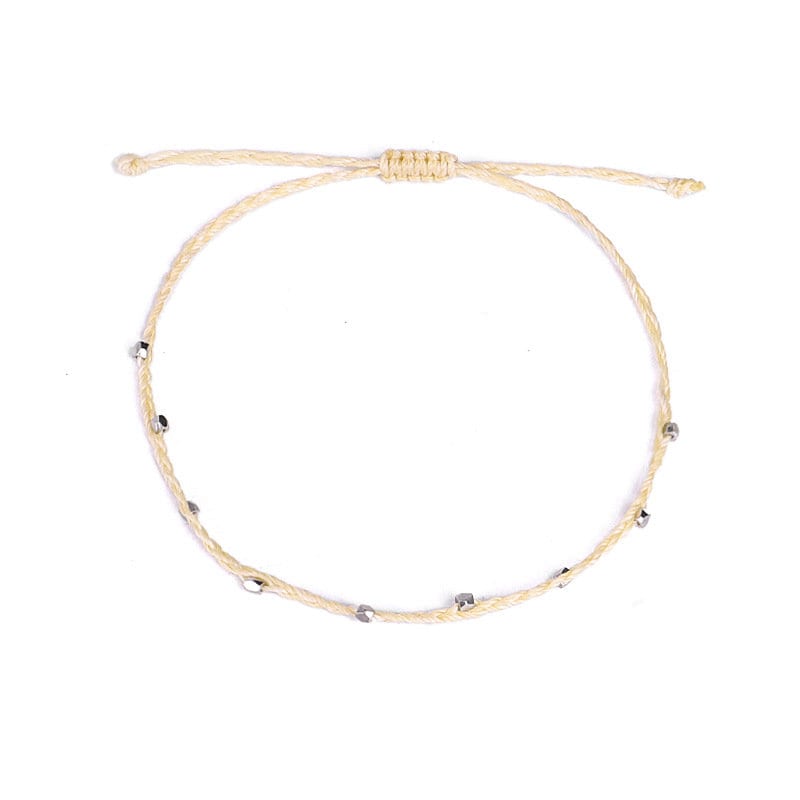 Beaded Summer String/Rope Anklets