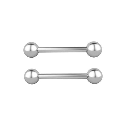 Tongue Barbell Ring With Zircon Nipple Piercing Helix Earrings Tragus Stainless Steel Piercing Jewelry