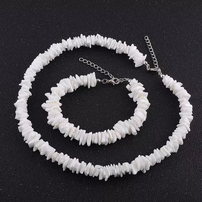 White Sea Shell Necklace