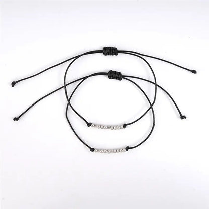 BFF Morse Code Bracelet