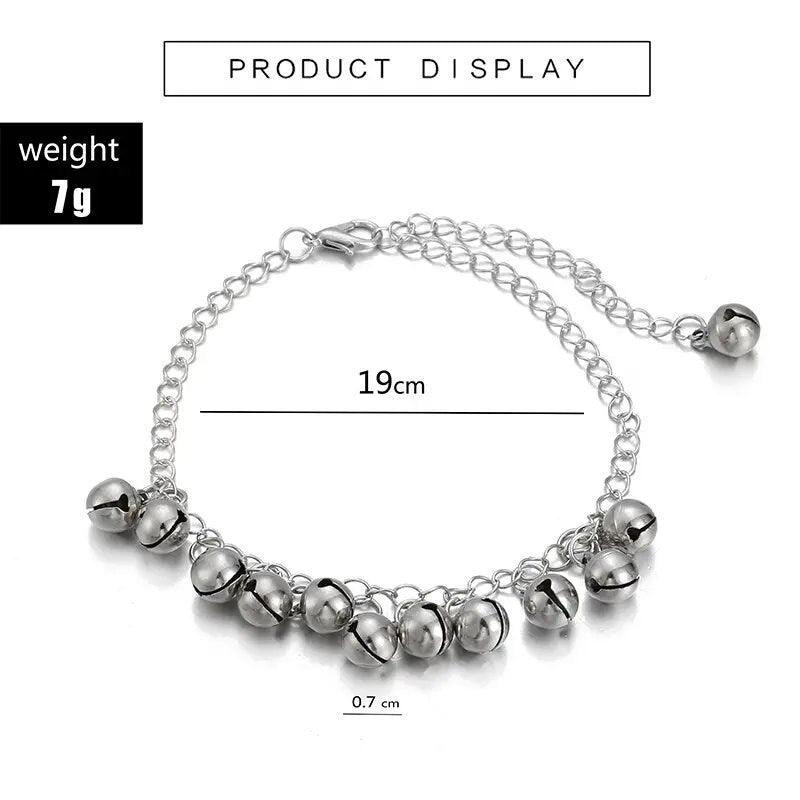Bell Style Tassel Anklet for Women