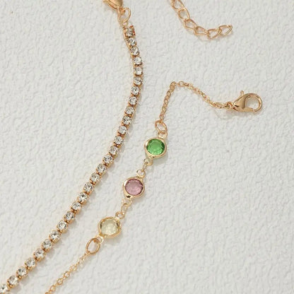 Gold Rhinestone Stomach/Belly Chain